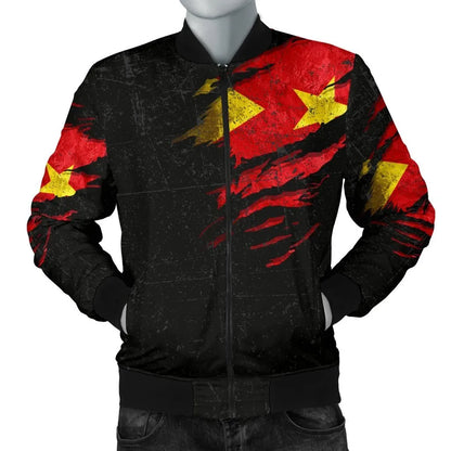 Tigray In Me Men's Bomber Jacket - Special Grunge Style