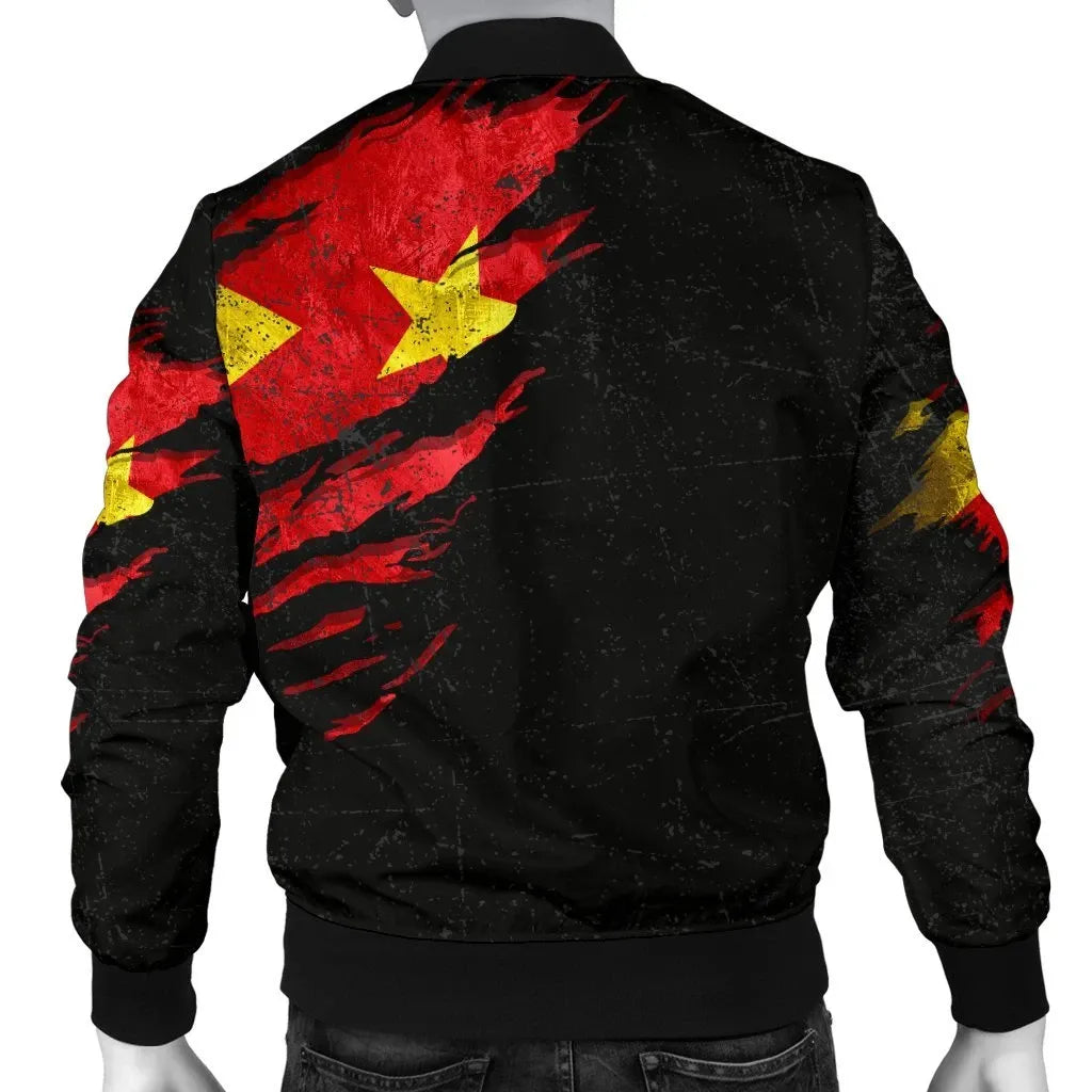 Tigray In Me Men's Bomber Jacket - Special Grunge Style