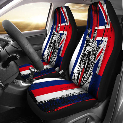 Polynesian Pride Car Accessory Hawaii King Flag Car Seat Covers