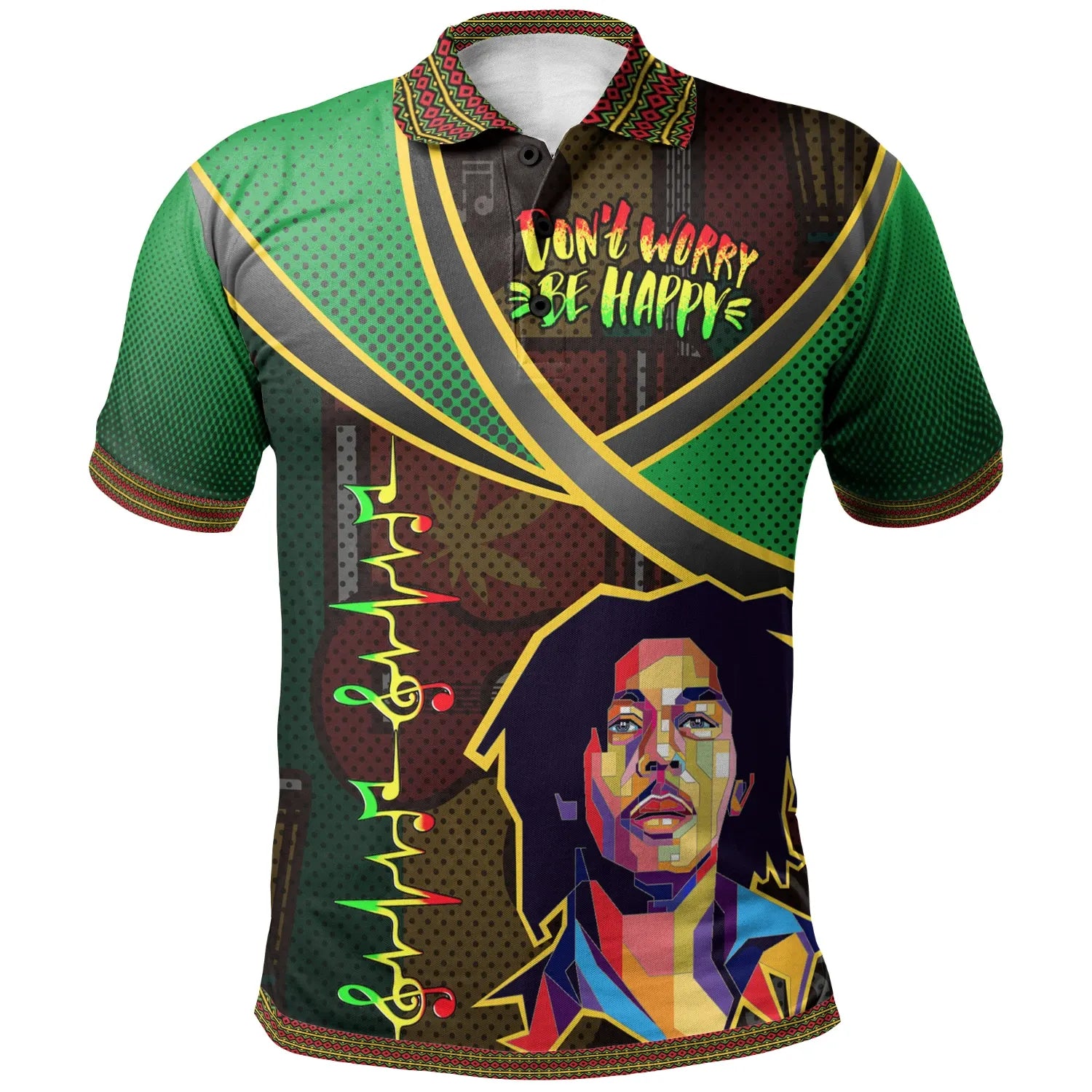 Polo Shirts Jamaica Bob Marley