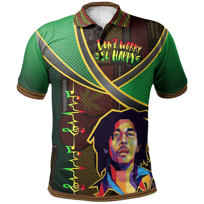 Polo Shirts Jamaica Bob Marley