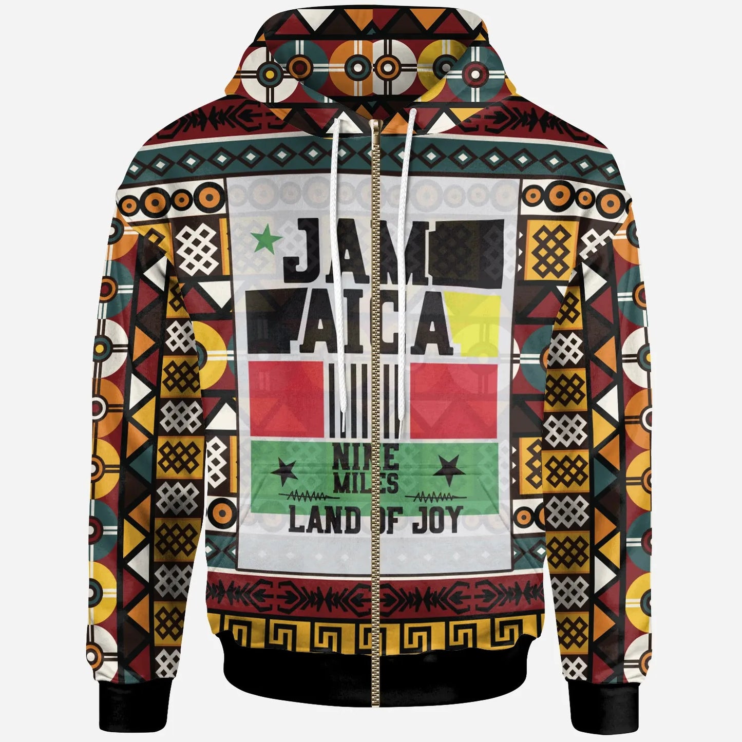 Zip Hoodie Jamaica Nine Miles