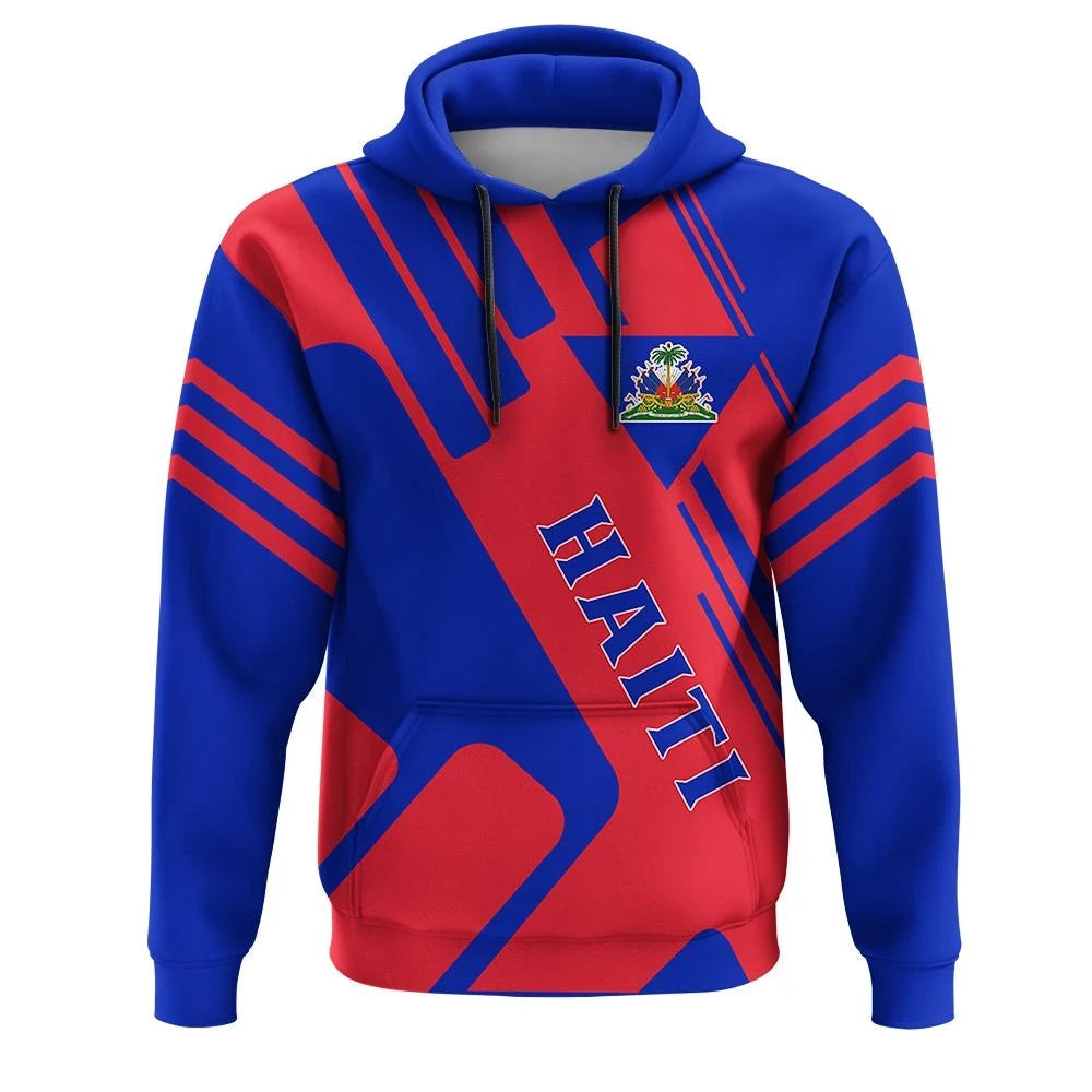 Haiti Coat Of Arms Hoodie Rockie