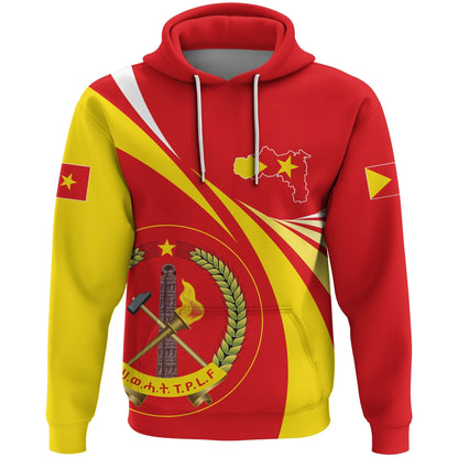 Tigray Hoodie, Tigray Swirly Lion Flag Tigray Swirlt ver 2