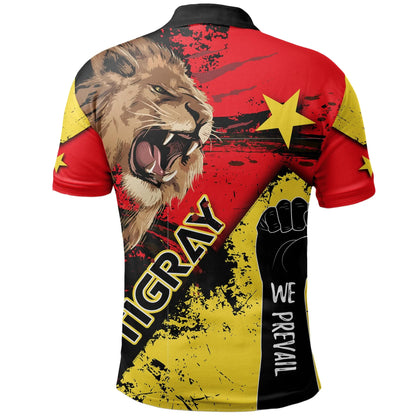 Tigray Prevail Polo Shirt - Brush Style