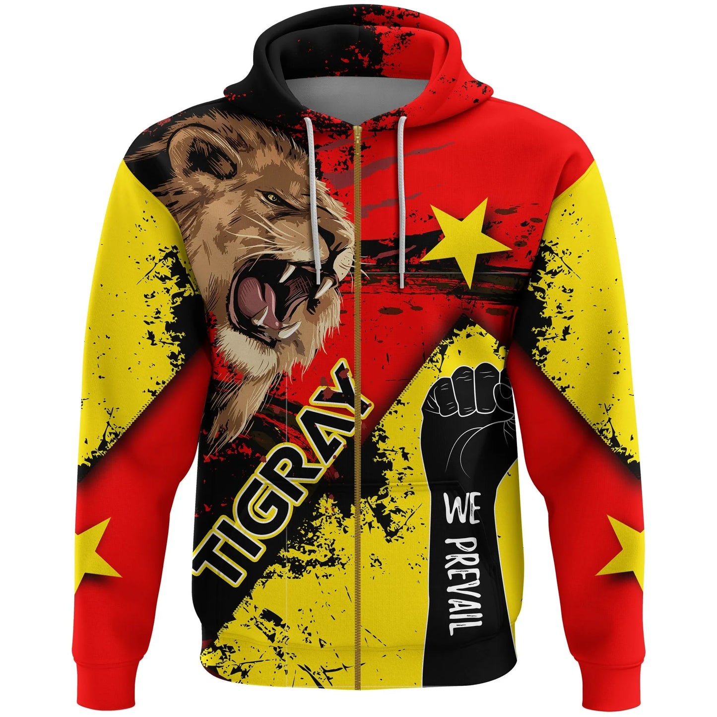 Tigray Prevail Zip Hoodie Brush Style