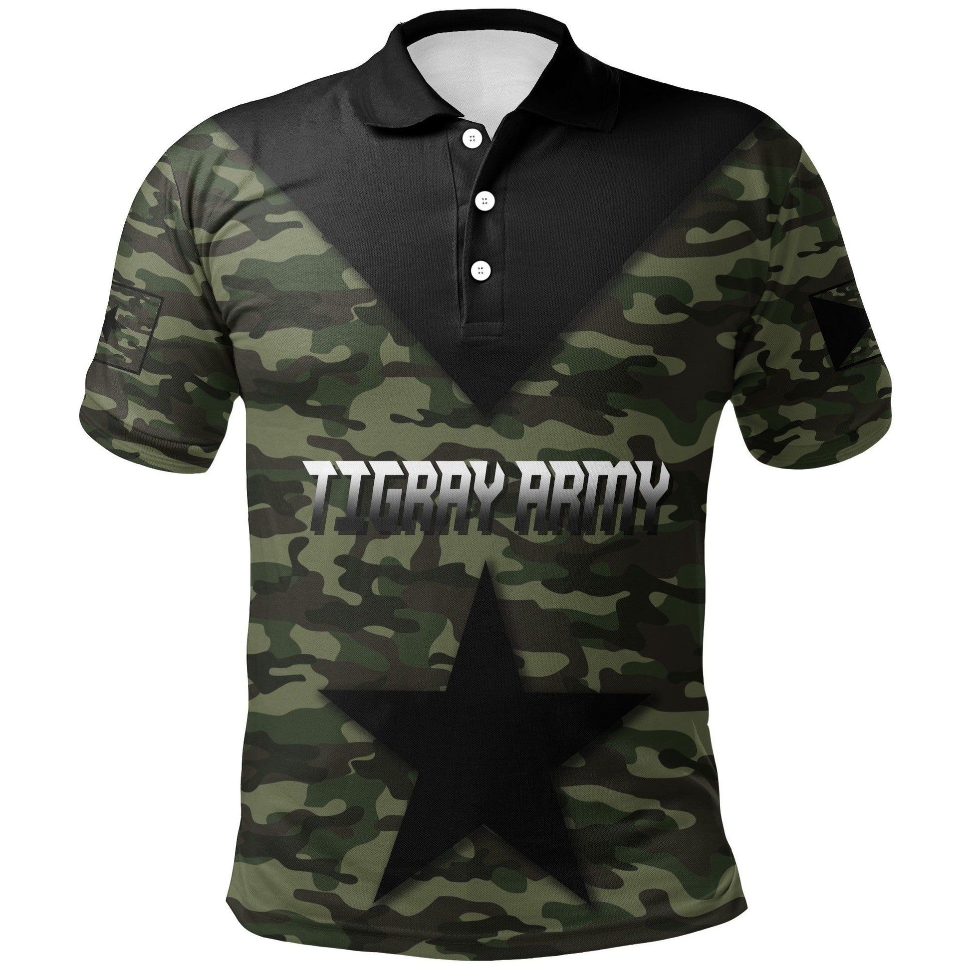 Polo Shirt - Army Tigray A13