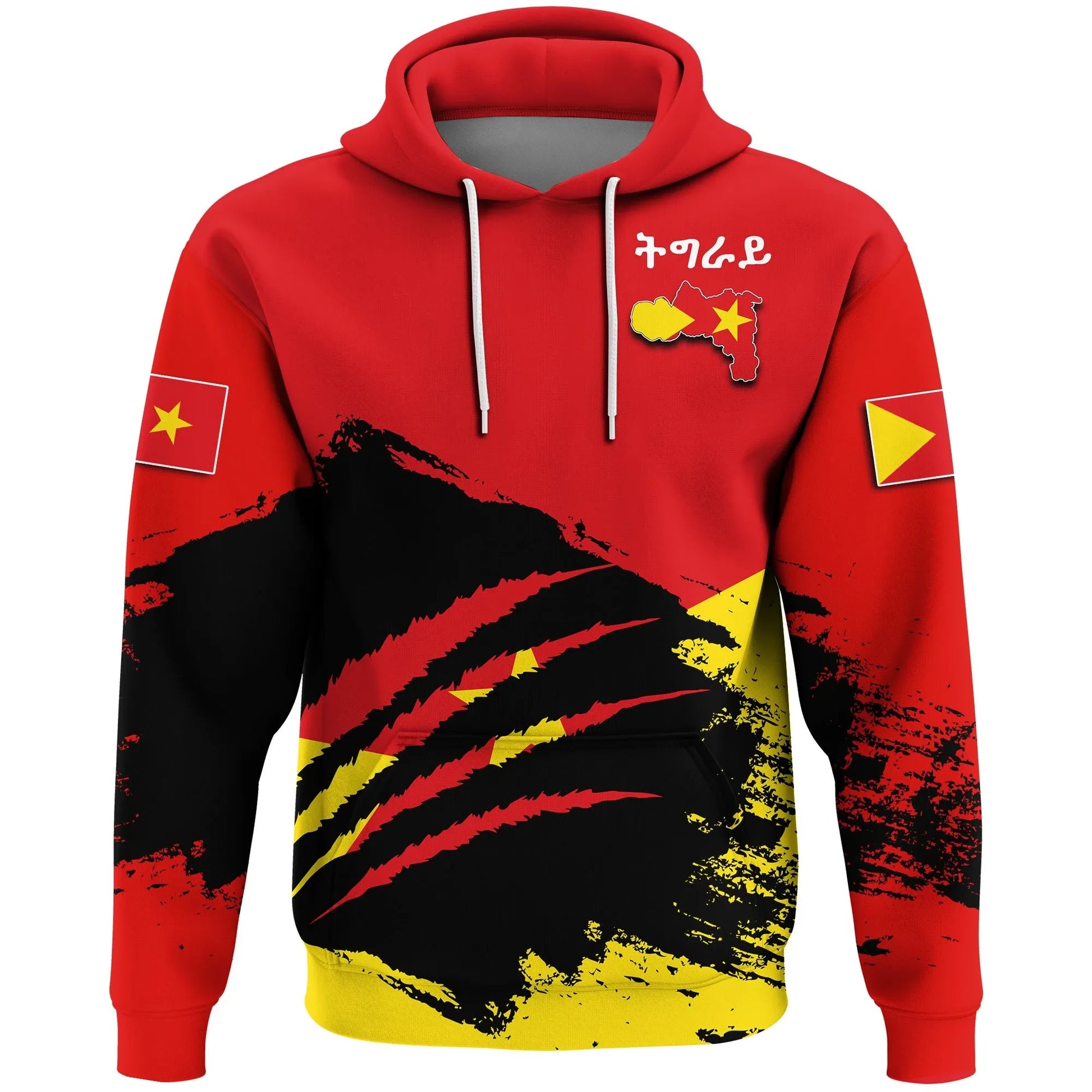 Tigray Hoodie Flag Map Special