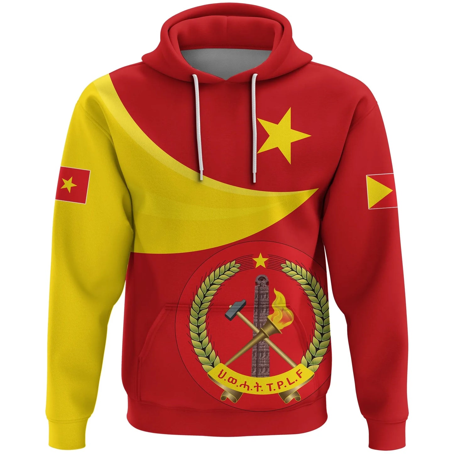 Tigray Hoodie, Tigray Coat Of Arms Flag Lion Ver 01