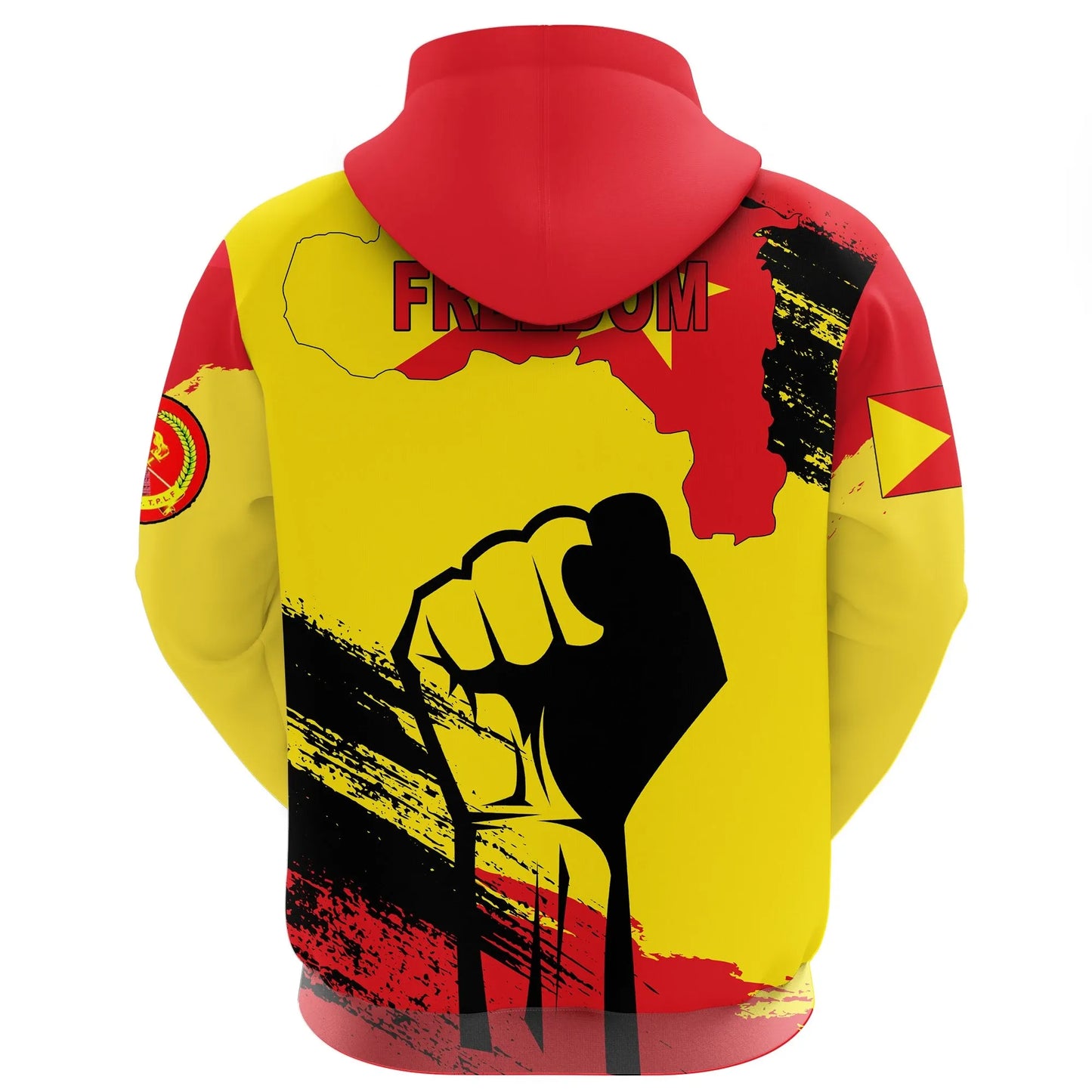 Tigray Flag And Map Hoodie