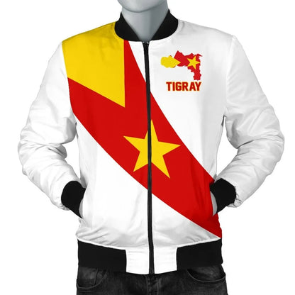 Tigray Special Flag Men's Bomber Jacket