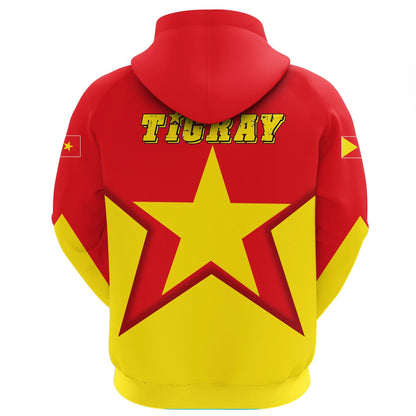 Tigray Zip Hoodie Flag Star