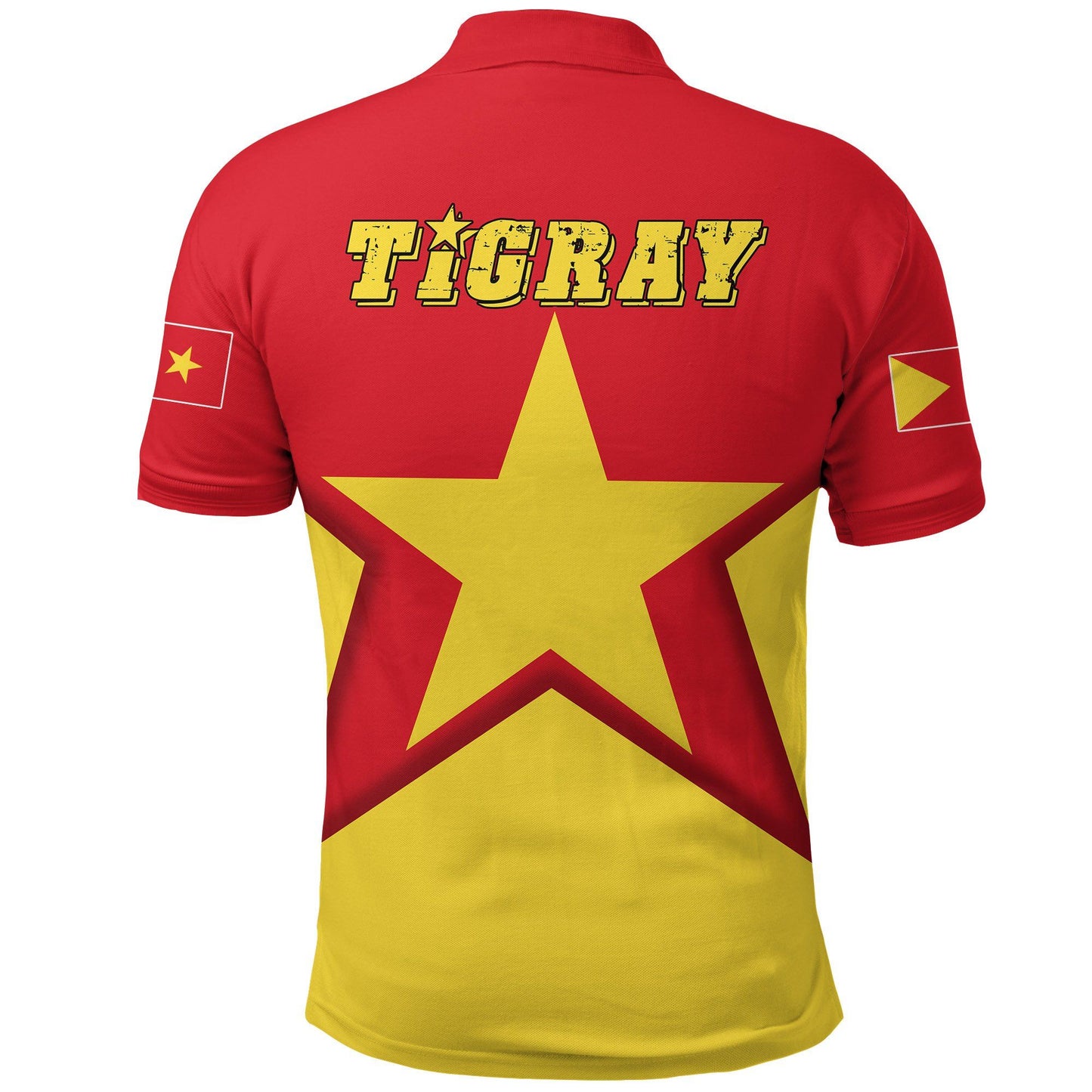 Tigray Polo Shirt Flag Star