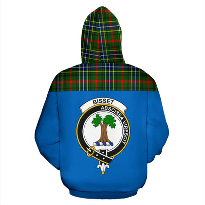Printivon Tartan All Over Hoodie Bisset Clans
