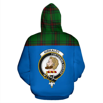 Printivon Tartan All Over Hoodie Kirkaldy Clans