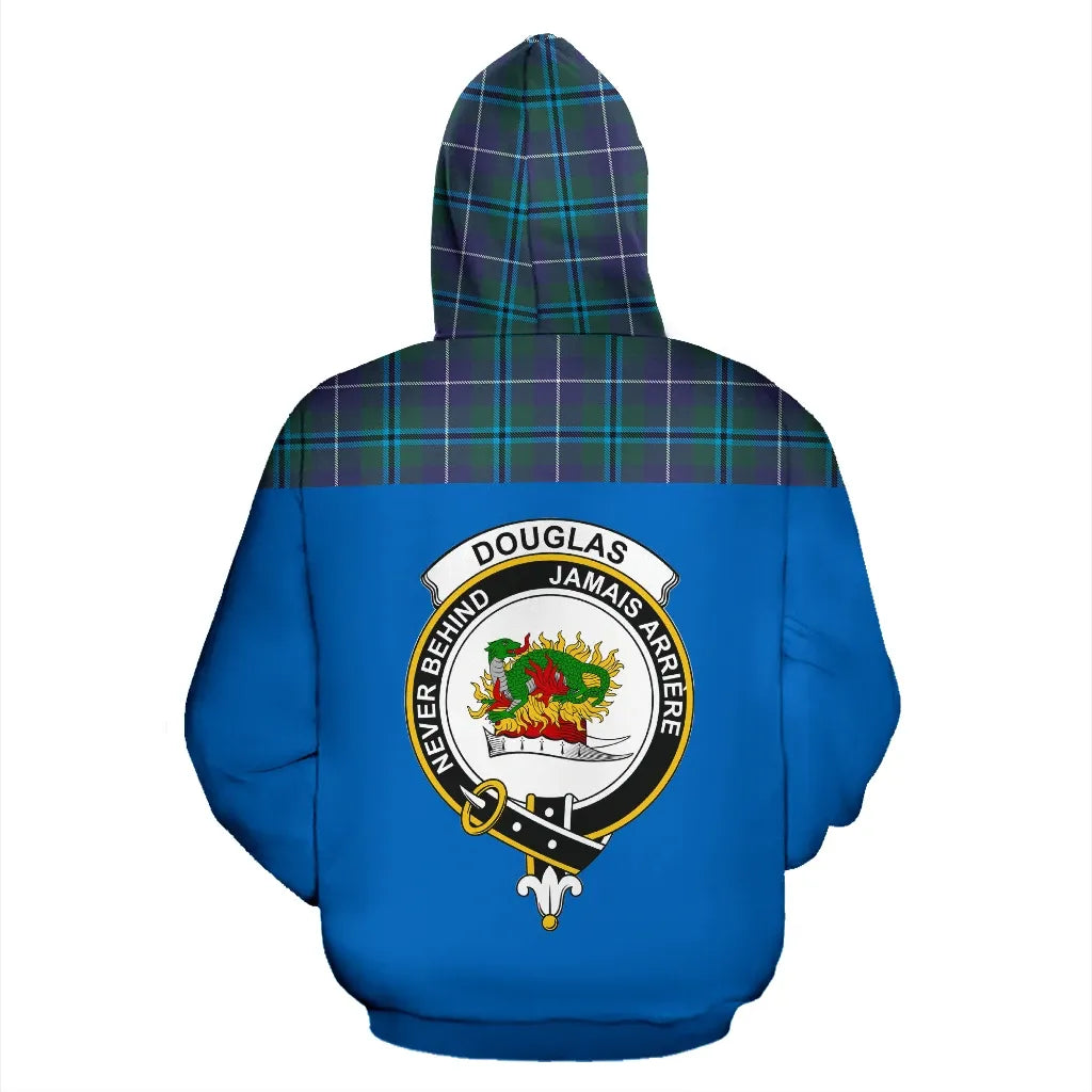 Printivon Tartan All Over Hoodie Douglas Clans