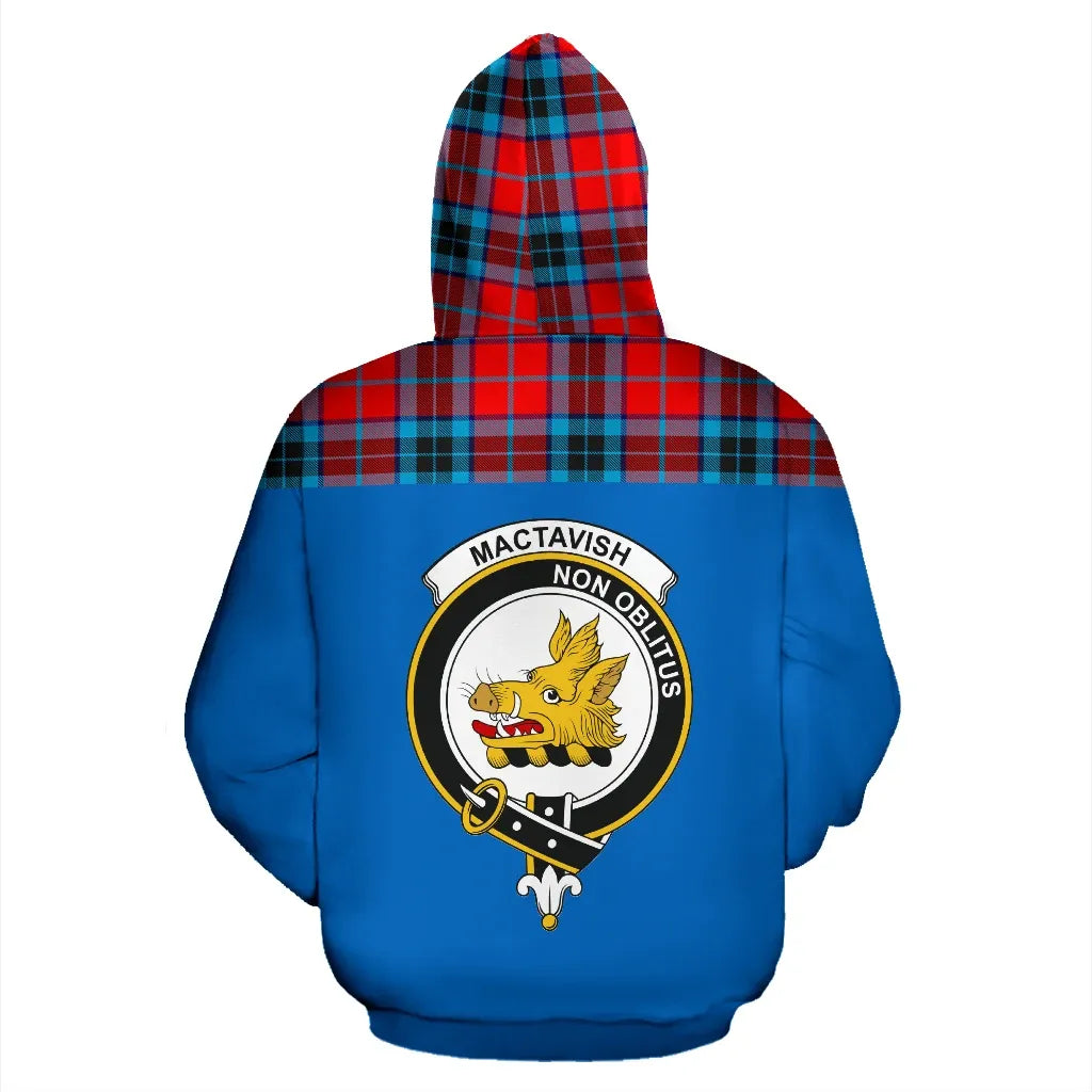 Printivon Tartan All Over Hoodie Mactavish Clans