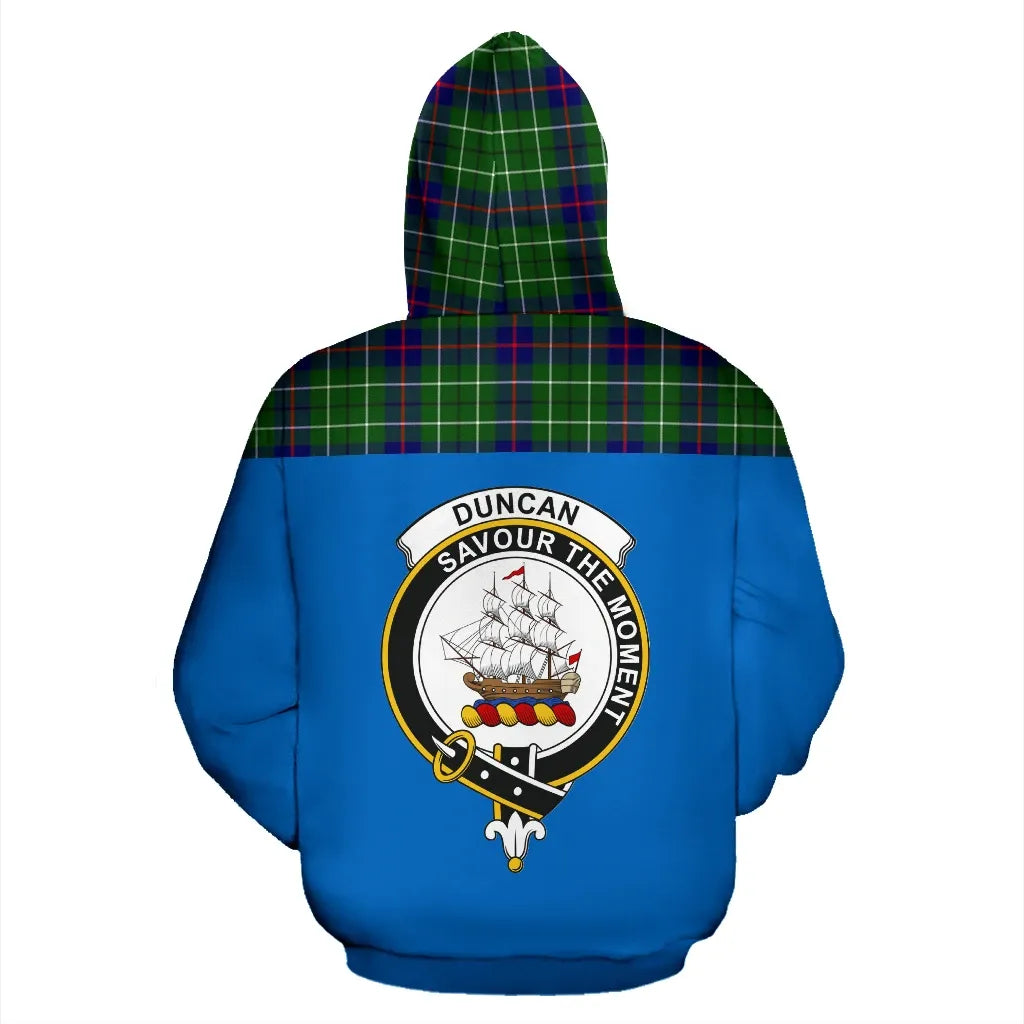 Printivon Tartan All Over Hoodie Duncan Clans