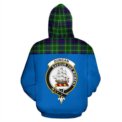 Printivon Tartan All Over Hoodie Duncan Clans