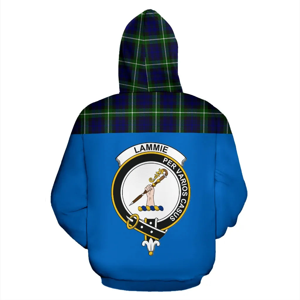 Printivon Tartan All Over Hoodie Lammie Clans
