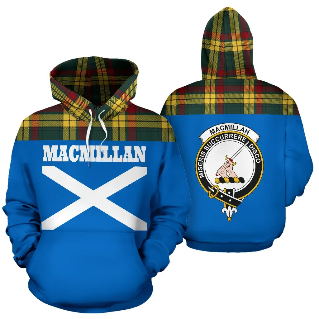 Printivon Tartan All Over Hoodie Macmillan Clans