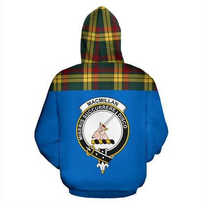 Printivon Tartan All Over Hoodie Macmillan Clans