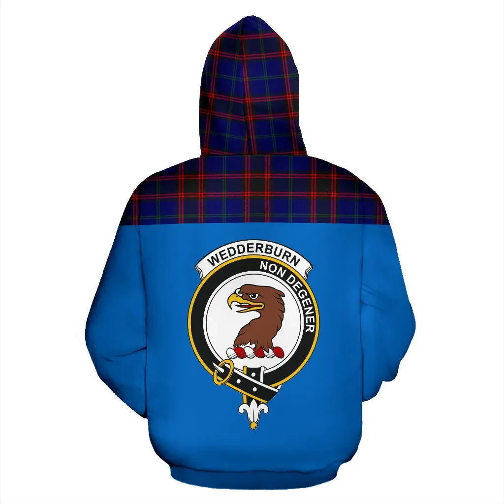 Printivon Tartan All Over Hoodie Wedderbern Clans