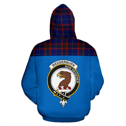 Printivon Tartan All Over Hoodie Wedderbern Clans