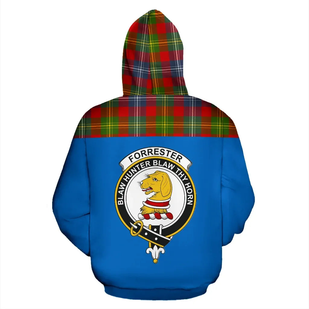 Printivon Tartan All Over Hoodie Forrester Clans