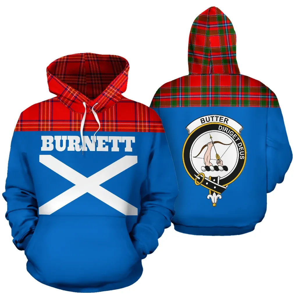 Printivon Tartan All Over Hoodie Butter Clans