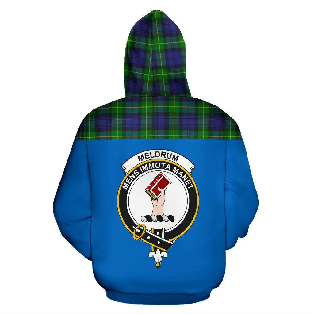 Printivon Tartan All Over Hoodie Meldrum Clans