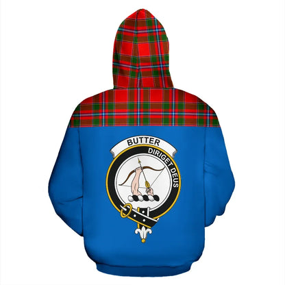 Printivon Tartan All Over Hoodie Butter Clans