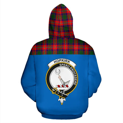 Printivon Tartan All Over Hoodie Hopkirk Clans