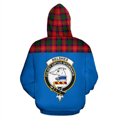 Printivon Tartan All Over Hoodie Belshes Clans