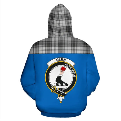 Printivon Tartan All Over Hoodie Glen Clans