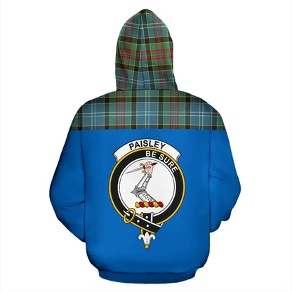 Printivon Tartan All Over Hoodie Paisley Clans