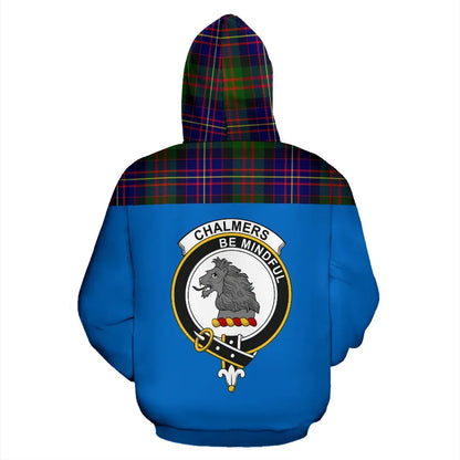 Printivon Tartan All Over Hoodie Chalmers Clans