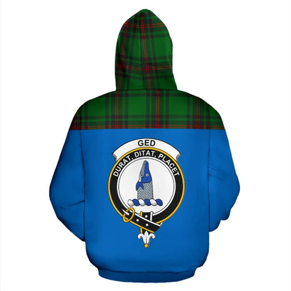Printivon Tartan All Over Hoodie Ged Clans