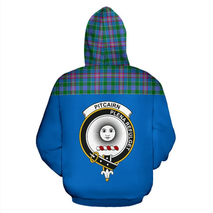 Printivon Tartan All Over Hoodie Pitcairn Clans