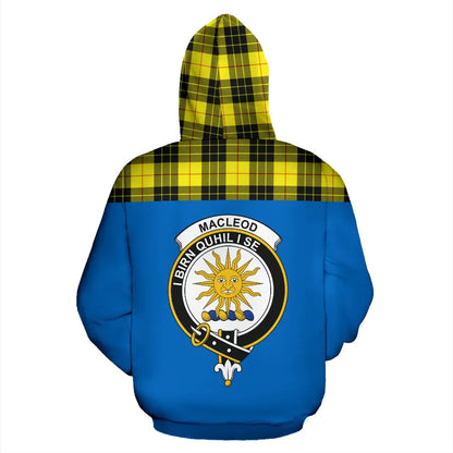 Printivon Tartan All Over Hoodie Macleod Of Lewis Clans
