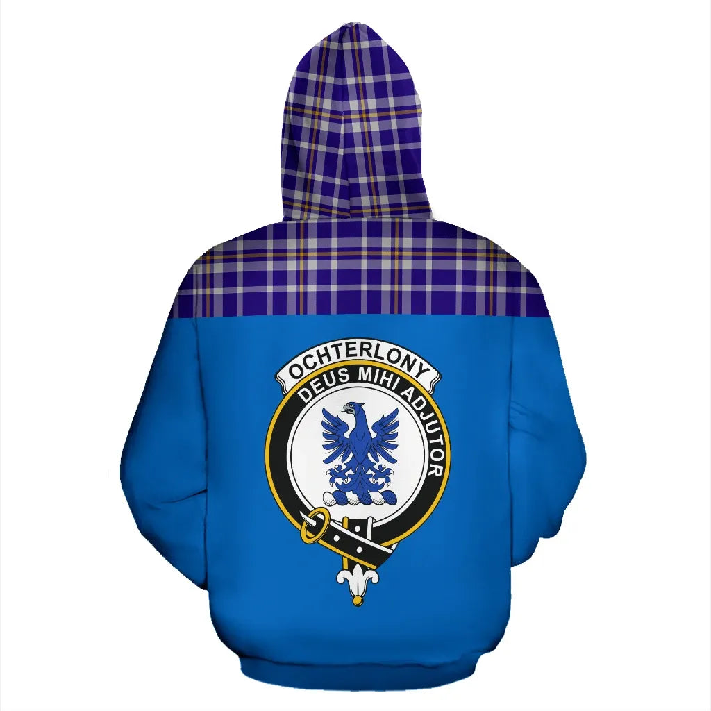 Printivon Tartan All Over Hoodie Ochterlony Clans
