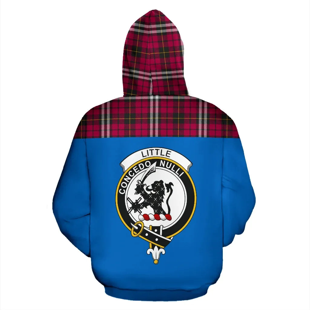 Printivon Tartan All Over Hoodie Little Clans