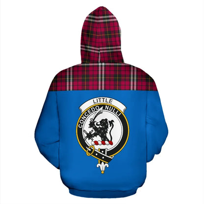 Printivon Tartan All Over Hoodie Little Clans