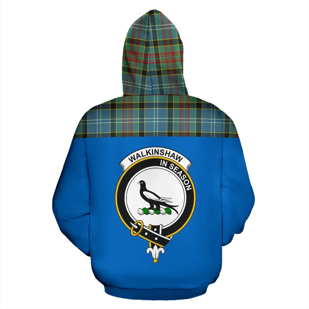 Printivon Tartan All Over Hoodie Walkinshaw Clans