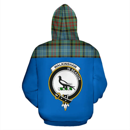 Printivon Tartan All Over Hoodie Walkinshaw Clans