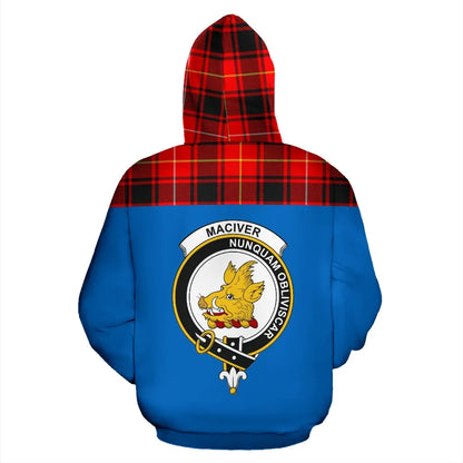 Printivon Tartan All Over Hoodie Maciver Clans