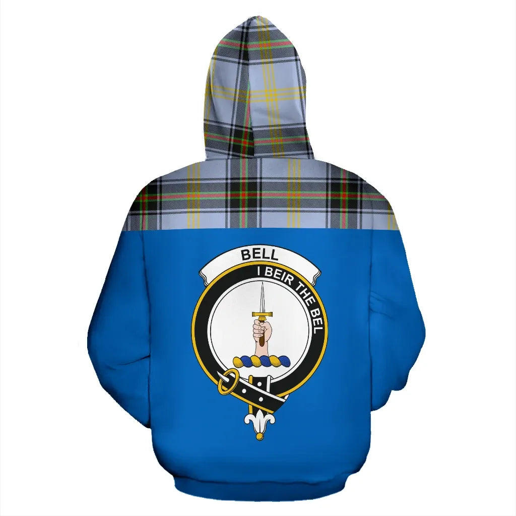 Printivon Tartan All Over Hoodie Bell Clans