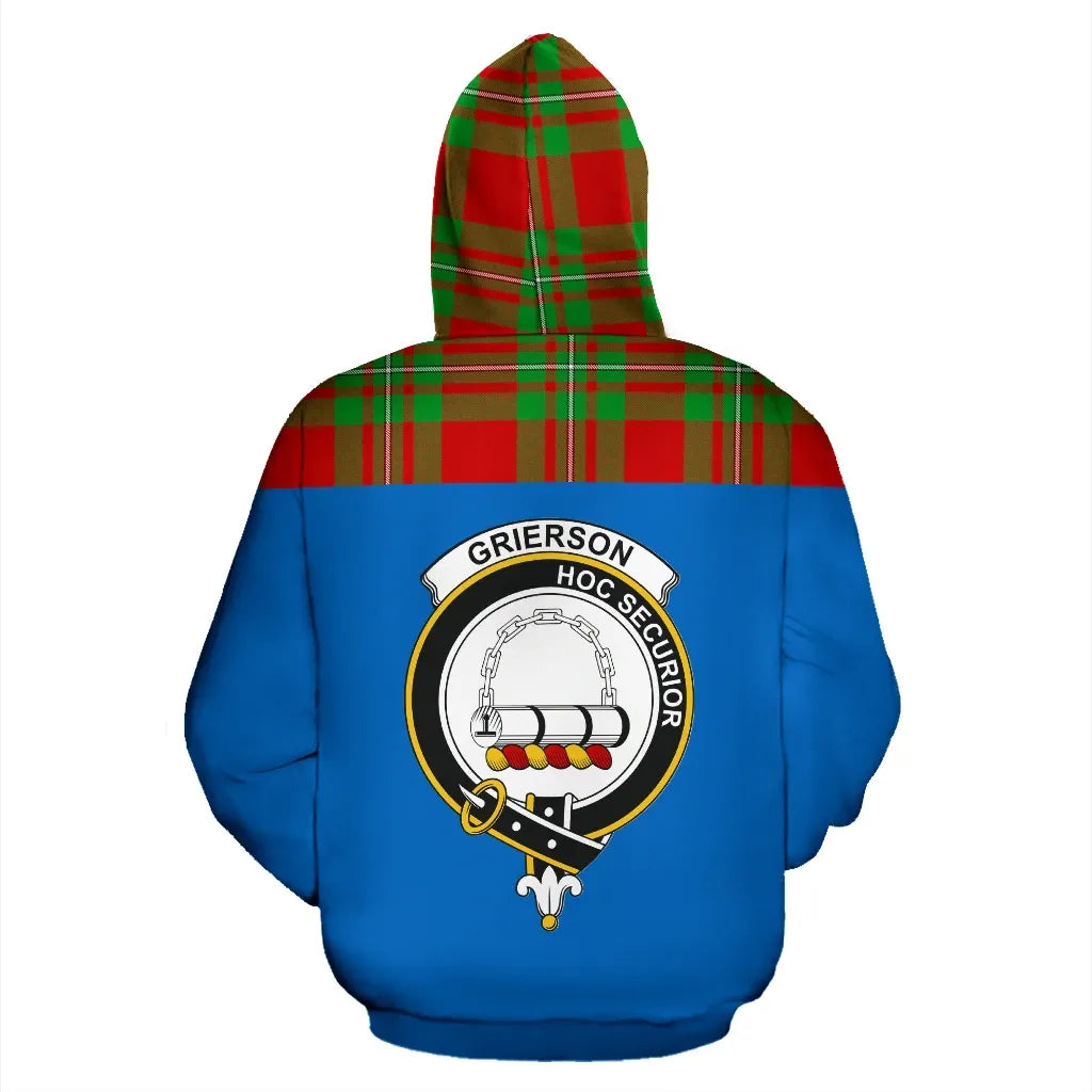 Printivon Tartan All Over Hoodie Grierson Clans