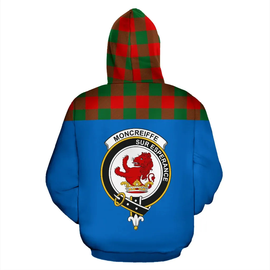 Printivon Tartan All Over Hoodie Moncrieffe Clans