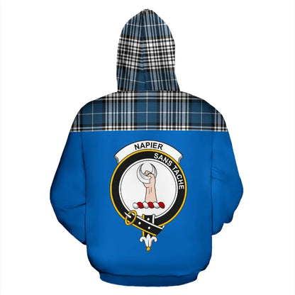 Printivon Tartan All Over Hoodie Napier Clans